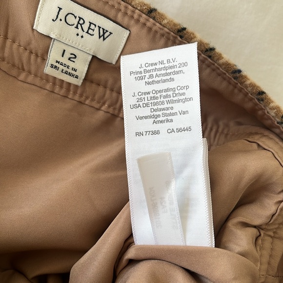 NWOT J. Crew Plaid Skirt - Picture 9 of 12